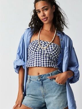 Free People CRVY Word on the Street Shorts